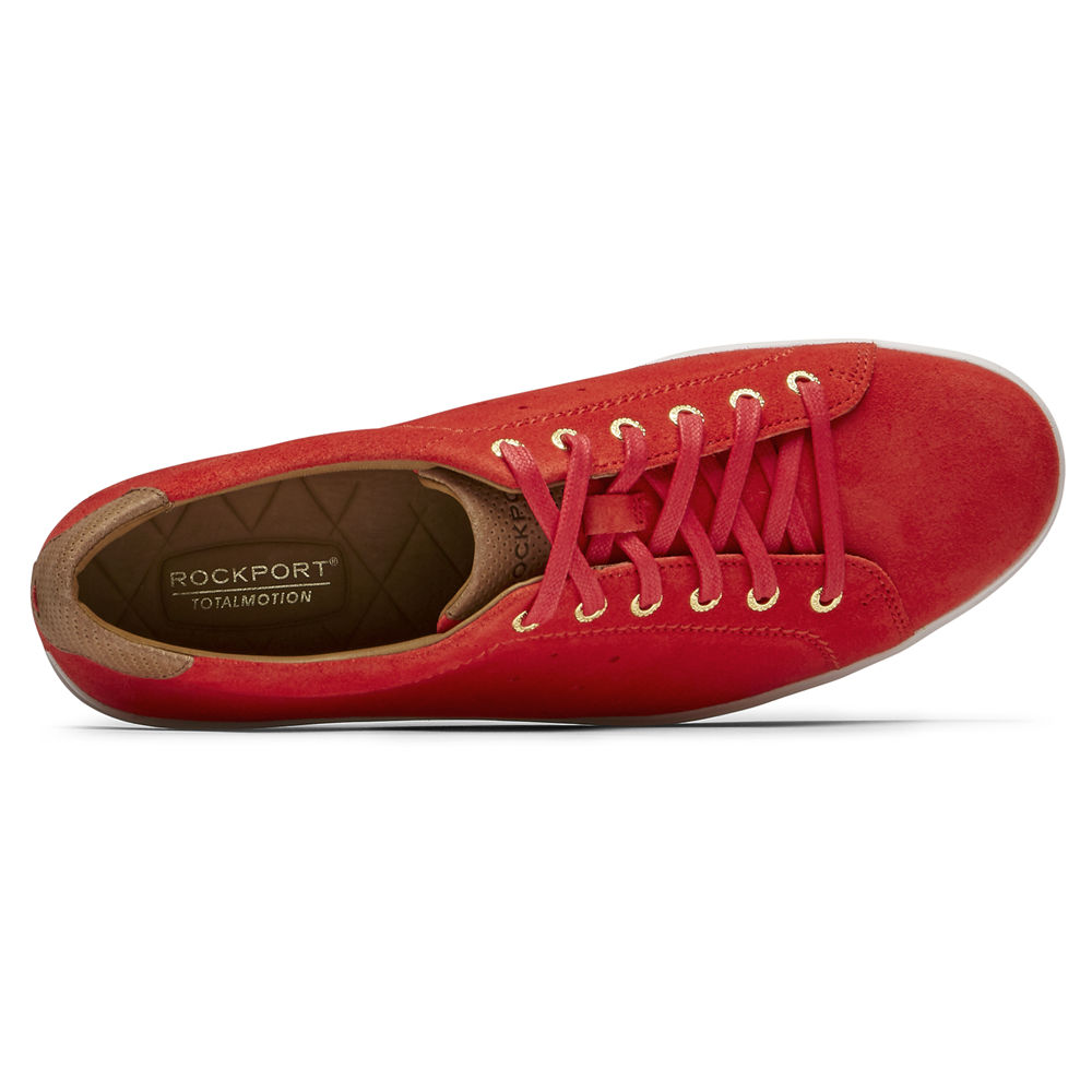 Rockport Mens Total Motion Lite Ltd Lace-To-Toes - Sneakers Red - OAV624190